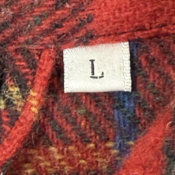 Parsley & Sage Wool Plaid Embroidered Hooded Jacket Boho Large - Picture 10 of 10